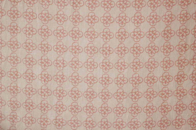 LINNETリネンプリント <br />
          ルールー・イングリッシュローズ